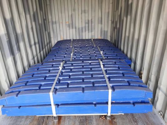 Terex Kieferbrüchiger Verkleidungsstücke Hochmangan Stahl Kieferplatte für eine überlegene Leistung