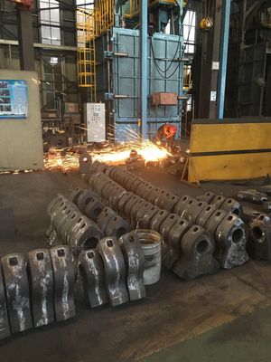 Anpassung von Hochmangan-Stahl-Einschlagschleuder-Hammerkopfschredder für das Recycling