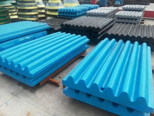CNC-Bearbeitung von Kieferplatten Ersatzteile für Telsmith 2044 2250 2540 3042 Kieferbrucher