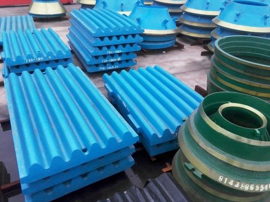 CNC-Bearbeitung von Kieferplatten Ersatzteile für Telsmith 2044 2250 2540 3042 Kieferbrucher