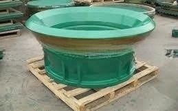 Gebrauchtes Telsmith Crusher Verschleißteile 38 SBS 44 SBS 52 SBS Schüssel Liner Konkave und Mantel