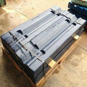Hochchrom-Blowbar für Steinbrenner Gewicht 500KG Maschinentyp-Kremmer