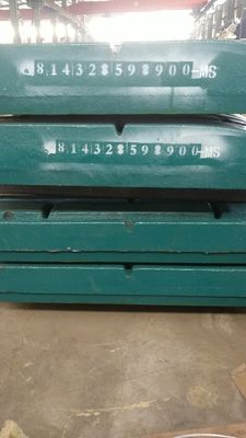 Verschleißbeständige Material Kieferplatte für C125 Kieferbrüser Ersatzteile im Erzbergbau