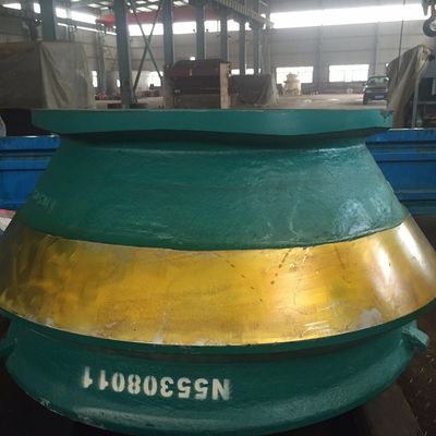 Ersatzteile für die Verkleidung von Brecherschale aus hochmanganhaltigem Stahl Mn18Cr2 für HP300 HP400 HP500