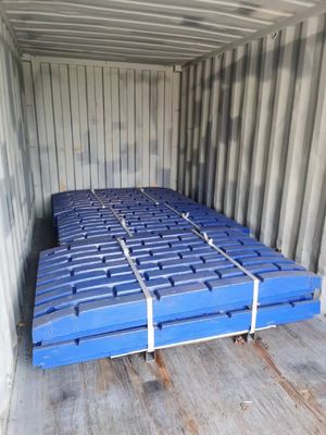 Hochfeste Mn18Cr2 Kieferplatten für Steinbruchmaschinenteile in Baustoffgeschäften