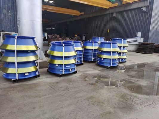 GP300S GP500S Brecher Verschleißteile Hochmangan Stahl Konkaven und Mantel OEM akzeptabel