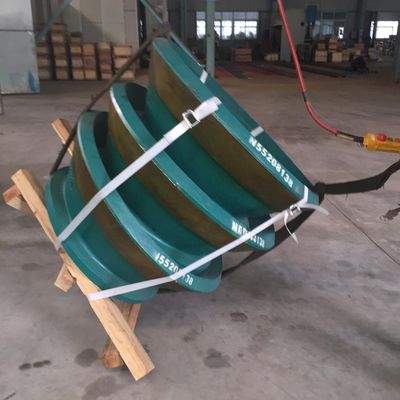 Anwendung auf Brecher HP500 Kegel Brecher Verschleißteile Mantel und Schüssel Liner für Bergbaumaschine