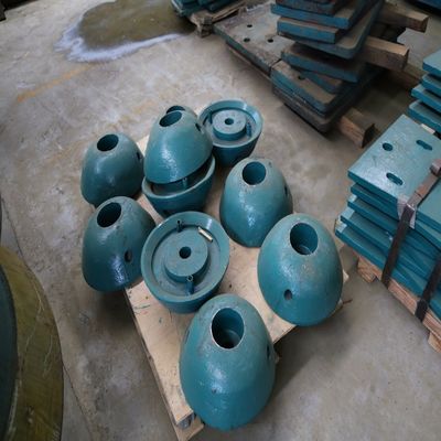Hohe Mangan-Stahl-Zufuhr-Kegel für Brecher HP500 Bergbaumaschine-Kegel-Breitmaschine Mn18Cr2 Verschleißteile
