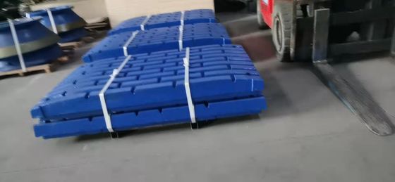 EN124 Standard für hochmanganhaltiges Stahl C125 Spare Teile für Kieferbrucher Kieferplatten für den Bergbau