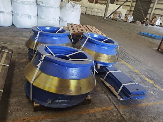 Akzeptable OEM HP500 Bergbaukegel-Kremser Ersatzteile Mantel und Konkave mit 1000KG Gewicht