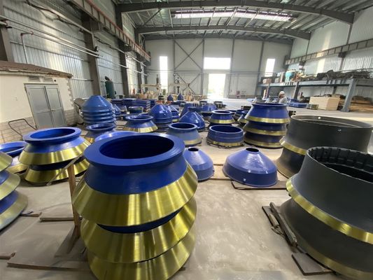 HP500 Mining Cone Crusher Verschleißteile Mantel und Schüssel Auskleidung für langlebige Leistung