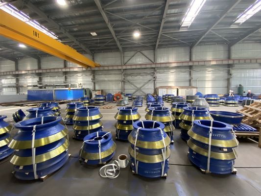Edelstahl HP500 Kegelcrusher Verschleiß Teile Schüssel Liner für die Konstruktion im Erzbergbau