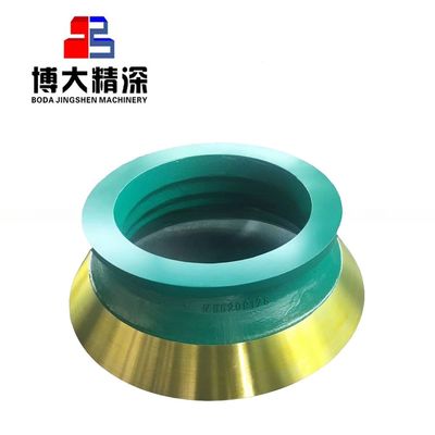 Überlegene Haltbarkeit Hochmangan-Stahlmantel und Konkave für abnutzungsbeständige Brecher