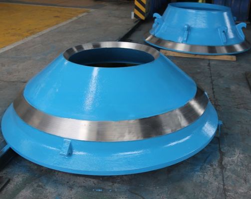 TEREX Kegelbrenner Mantle Bowl Liner Verschleißteile für den Erzbergbau in bunten Variationen