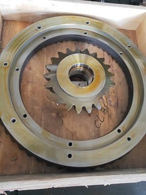 Antriebsgetriebe Paar Pinion Apply Cone Crusher Zubehörteile für den Erzbergbau