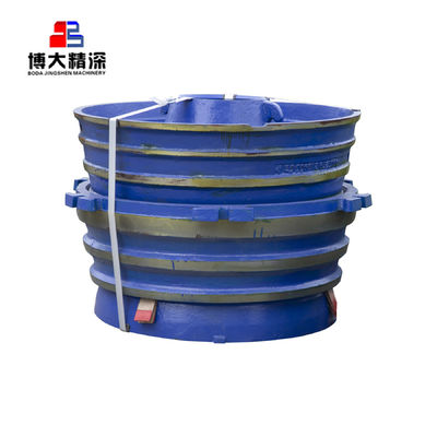 EN124 Standard Mantle Stone Cone Crusher Verschleißteile Schüssel Liner Warm im Verkauf