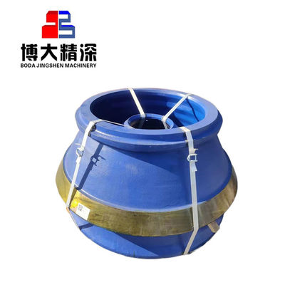 Akzeptable OEM Mantle Stone Cone Crusher Verschleißteile Konkaver Guss für die Verarbeitung Typ