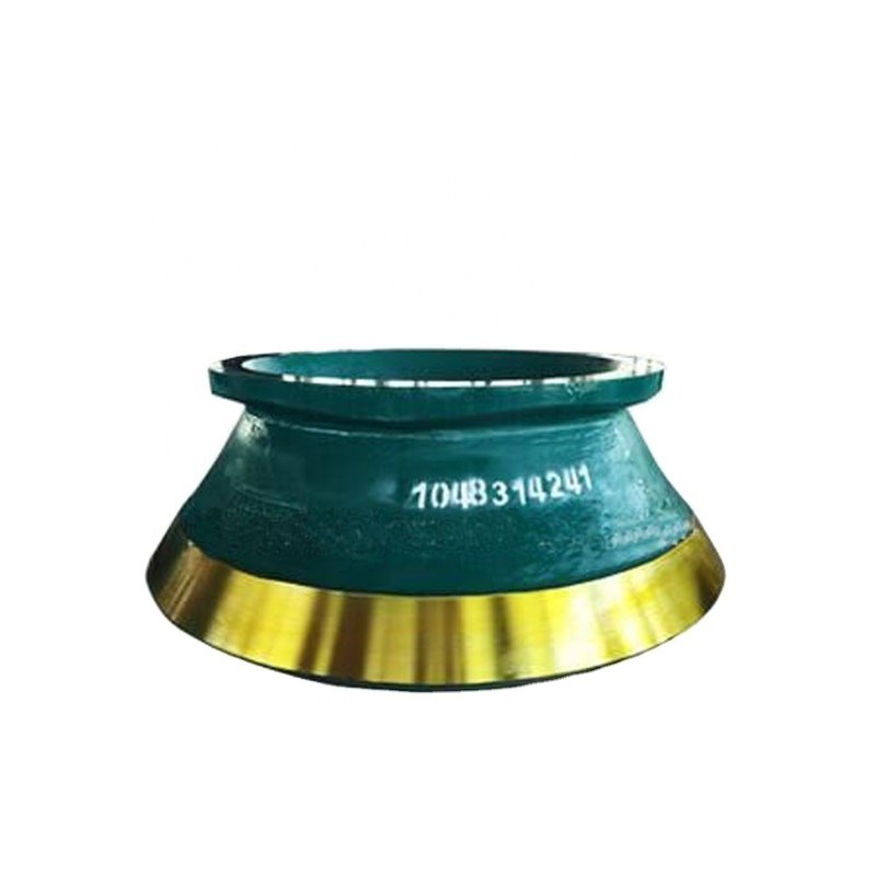 Hochmanganöser Stahl HP100/200/300/400 Kegelbrenner Schüssel Liner und Mantel Gewicht KG 1000