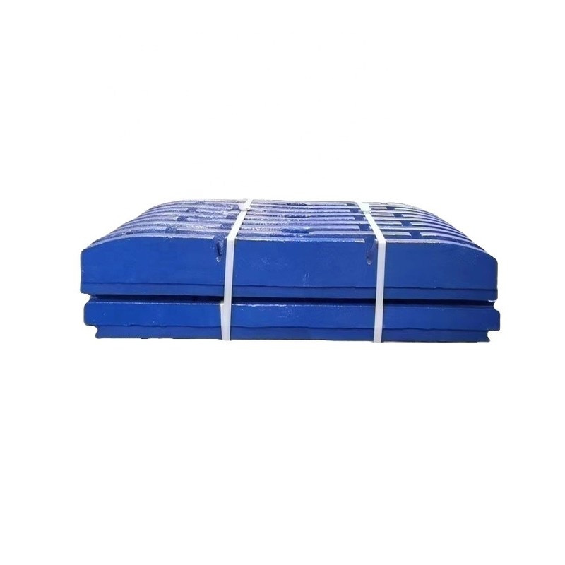 Gusseisen Verkleidung Kiefercrusher Kieferplatten für C125 Bergbaumaschinen Teile OEM akzeptabel