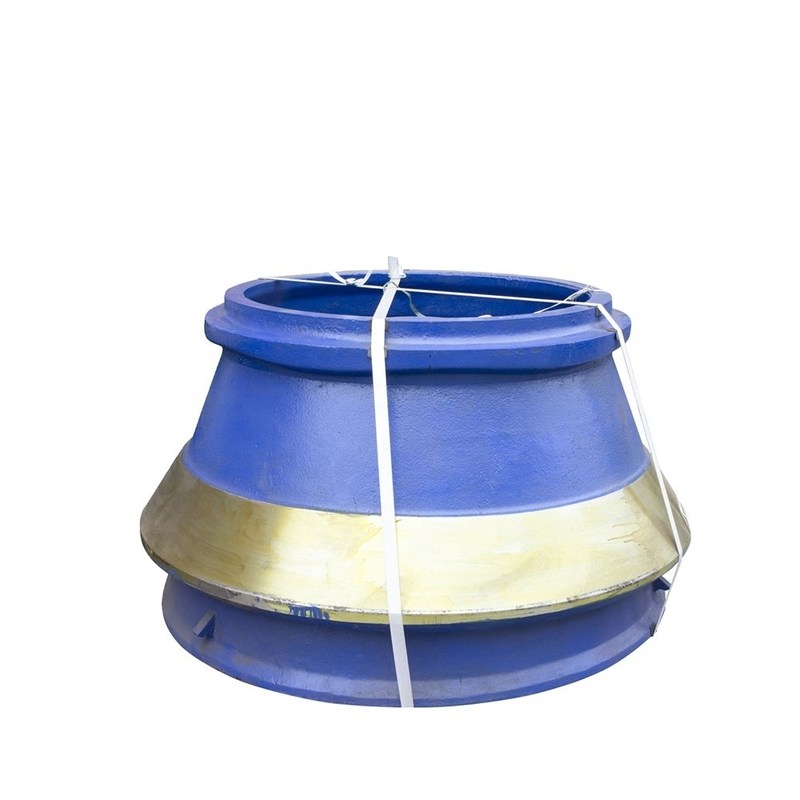 Global Cone Crusher Parts Lieferanten HP100 200 Mantle Konkave Bowl Liner Markt 578 KG